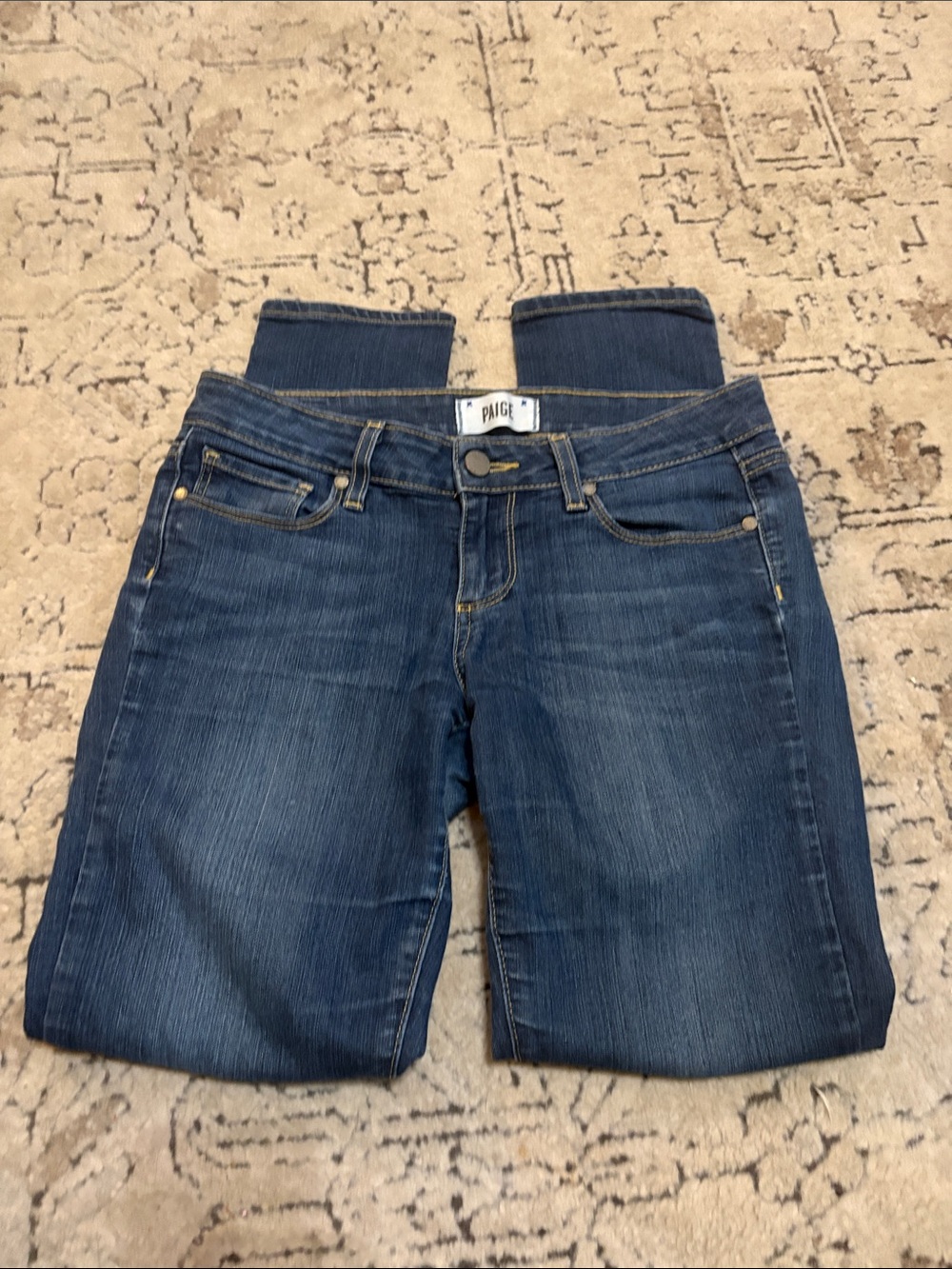 Paige peg ankle skinny jeans